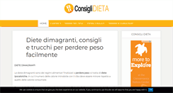 Desktop Screenshot of consiglidieta.com