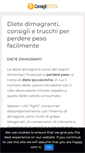 Mobile Screenshot of consiglidieta.com